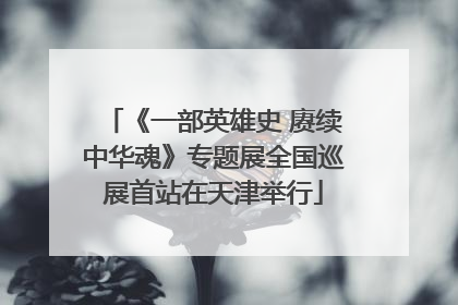 《一部英雄史 赓续中华魂》专题展全国巡展首站在天津举行