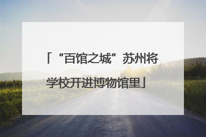 “百馆之城”苏州将学校开进博物馆里