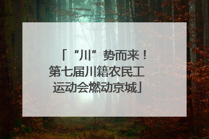 “川”势而来！第七届川籍农民工运动会燃动京城