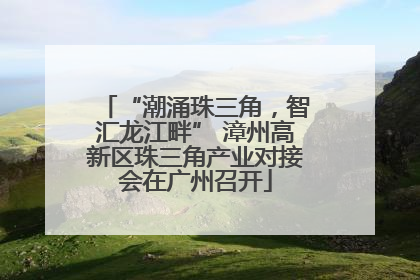 “潮涌珠三角，智汇龙江畔” 漳州高新区珠三角产业对接会在广州召开