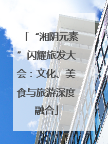 “湘阴元素”闪耀旅发大会：文化、美食与旅游深度融合
