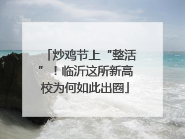炒鸡节上“整活”！临沂这所新高校为何如此出圈