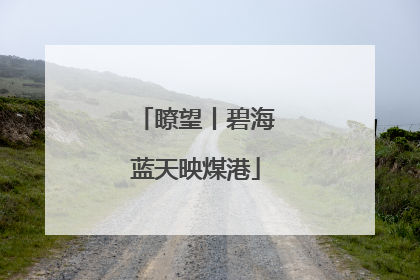 瞭望丨碧海蓝天映煤港