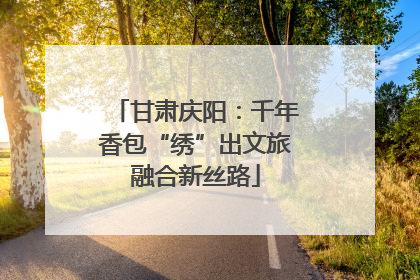 甘肃庆阳：千年香包“绣”出文旅融合新丝路