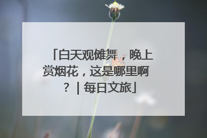 白天观傩舞，晚上赏烟花，这是哪里啊？｜每日文旅
