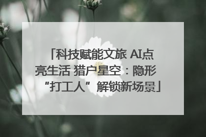 科技赋能文旅 AI点亮生活 猎户星空：隐形“打工人”解锁新场景