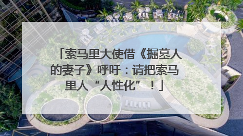 索马里大使借《掘墓人的妻子》呼吁：请把索马里人“人性化”！