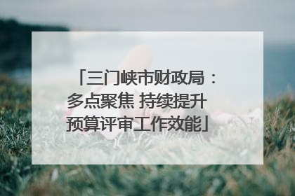 三门峡市财政局：多点聚焦 持续提升预算评审工作效能