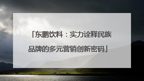 东鹏饮料：实力诠释民族品牌的多元营销创新密码