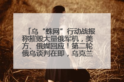 乌“蛛网”行动战报称摧毁大量俄军机，美方、俄媒回应！第二轮俄乌谈判在即，乌克兰提出三大诉求