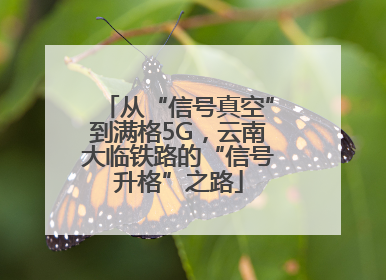 从“信号真空”到满格5G，云南大临铁路的“信号升格”之路