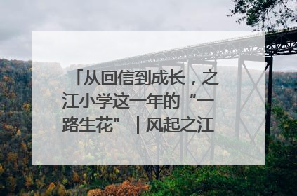 从回信到成长，之江小学这一年的“一路生花”｜风起之江 扶摇直上