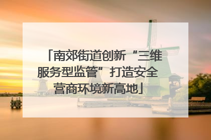 南郊街道创新“三维服务型监管”打造安全营商环境新高地