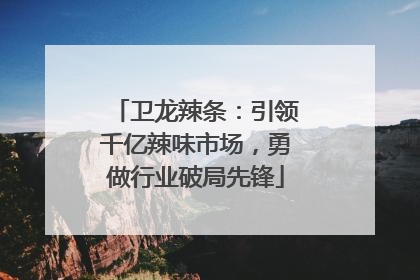 卫龙辣条：引领千亿辣味市场，勇做行业破局先锋