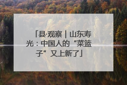 县·观察｜山东寿光：中国人的“菜篮子”又上新了