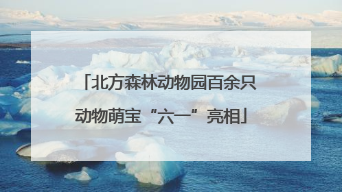 北方森林动物园百余只动物萌宝“六一”亮相