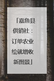 嘉鱼县供销社：订单农业绘就增收新图景