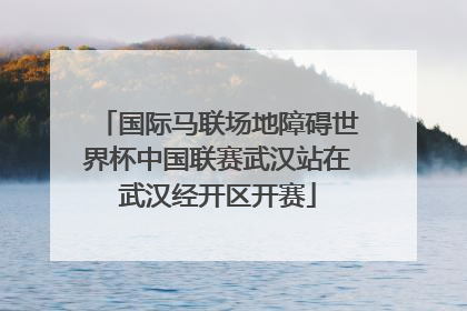 国际马联场地障碍世界杯中国联赛武汉站在武汉经开区开赛