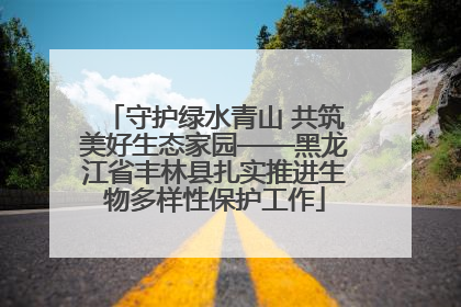 守护绿水青山 共筑美好生态家园——黑龙江省丰林县扎实推进生物多样性保护工作