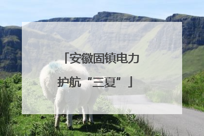安徽固镇电力护航“三夏”