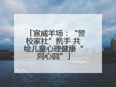 宣威羊场：“警校家社”携手 共绘儿童心理健康“同心圆”