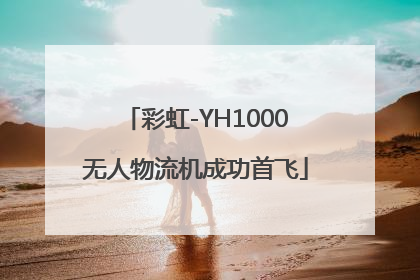 彩虹-YH1000无人物流机成功首飞