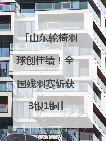 山东轮椅羽球创佳绩！全国残羽赛斩获3银1铜
