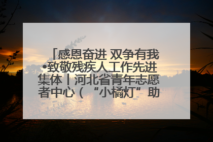感恩奋进 双争有我•致敬残疾人工作先进集体丨河北省青年志愿者中心（“小橘灯”助残接力计划实施团队）：用温暖陪伴，守护特殊孩子成长
