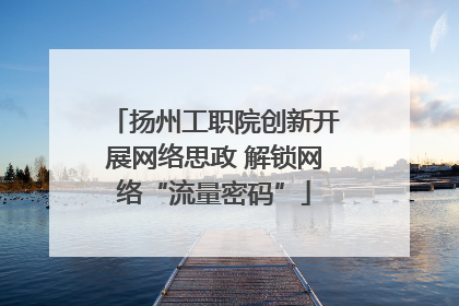 扬州工职院创新开展网络思政 解锁网络“流量密码”