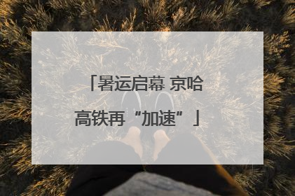 暑运启幕 京哈高铁再“加速”