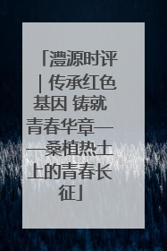 澧源时评｜传承红色基因 铸就青春华章——桑植热土上的青春长征