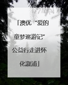 澳优“爱的童梦巡游记”公益行走进怀化溆浦