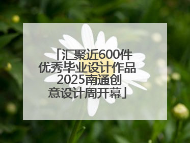 汇聚近600件优秀毕业设计作品 2025南通创意设计周开幕