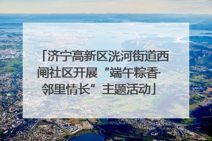 济宁高新区洸河街道西闸社区开展“端午粽香·邻里情长”主题活动