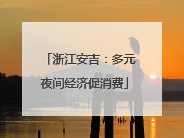 浙江安吉：多元夜间经济促消费