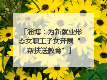 淄博：为新就业形态女职工子女开展“帮扶送教育”