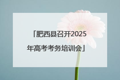 肥西县召开2025年高考考务培训会