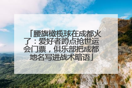腰旗橄榄球在成都火了：爱好者蹲点抢世运会门票，俱乐部把成都地名写进战术暗语