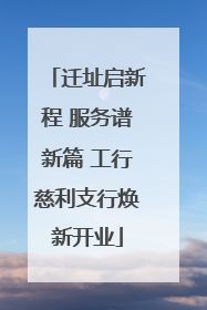 迁址启新程 服务谱新篇 工行慈利支行焕新开业