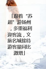 跟着“苏超”游扬州，多重福利迎客流，文旅名城接待游客量同比激增