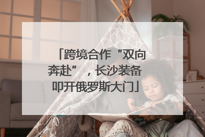 跨境合作“双向奔赴”，长沙装备叩开俄罗斯大门