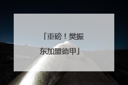 重磅！樊振东加盟德甲