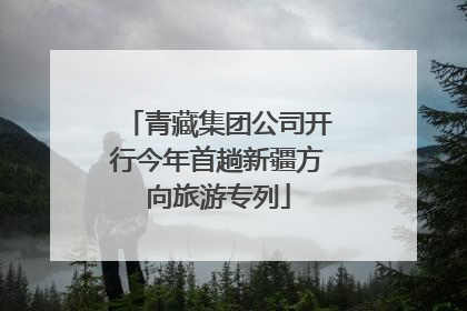 青藏集团公司开行今年首趟新疆方向旅游专列