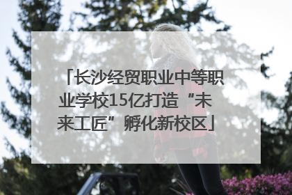 长沙经贸职业中等职业学校15亿打造“未来工匠”孵化新校区