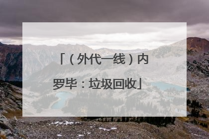 （外代一线）内罗毕：垃圾回收