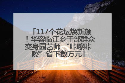 117个花坛焕新颜！华容临江乡干部群众变身园艺师 “咔嚓咔嚓”省下数万元