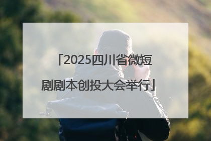 2025四川省微短剧剧本创投大会举行